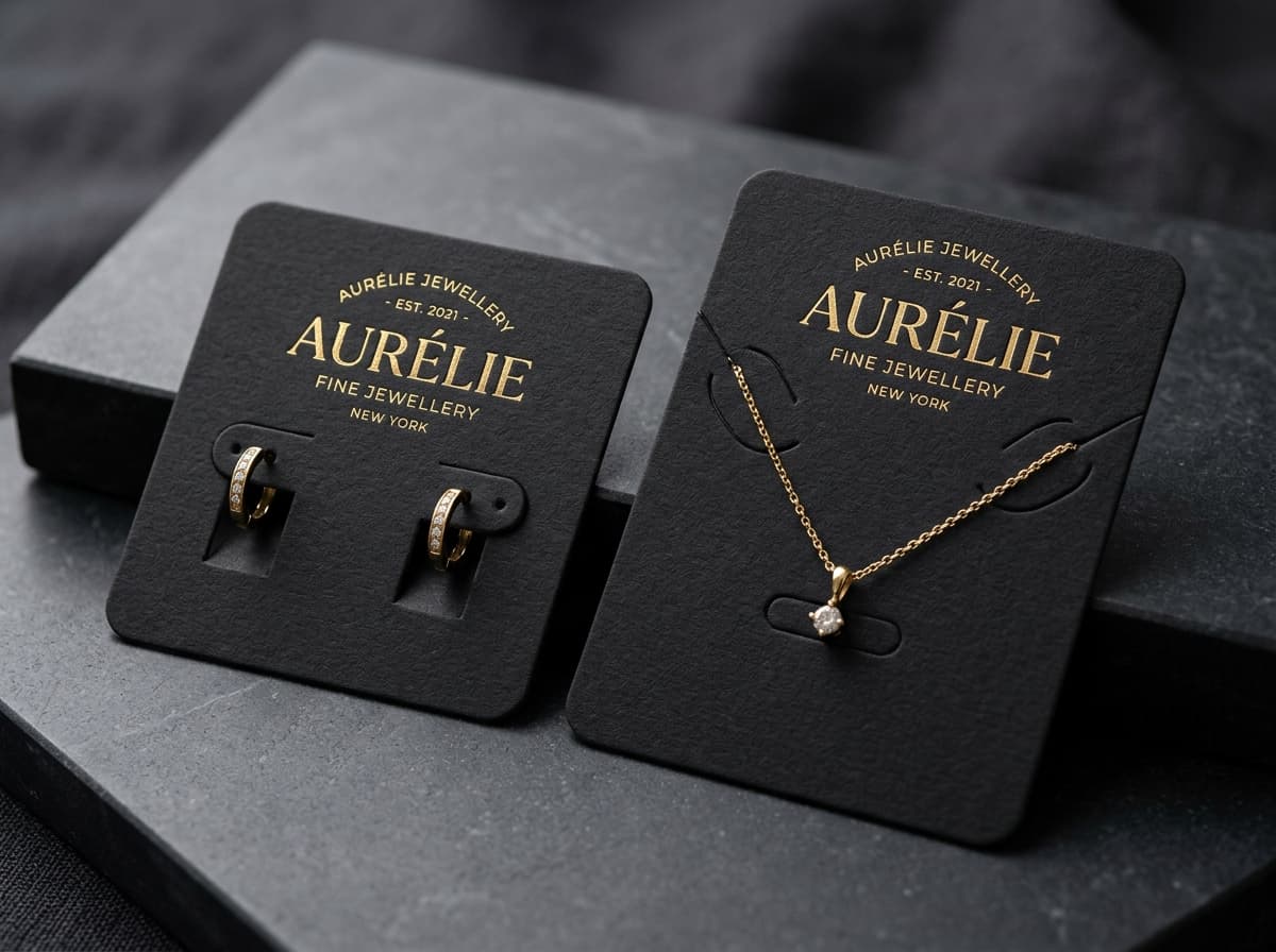 Jewellery Display Cards Custom Packaging | ZAM Prints